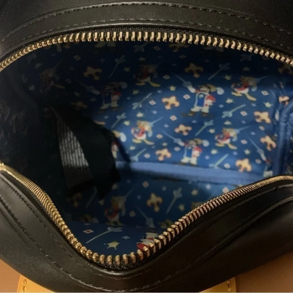 NWT. LOUNGEFLY x DISNEY Three Musketeers Mickey Mouse Backpack